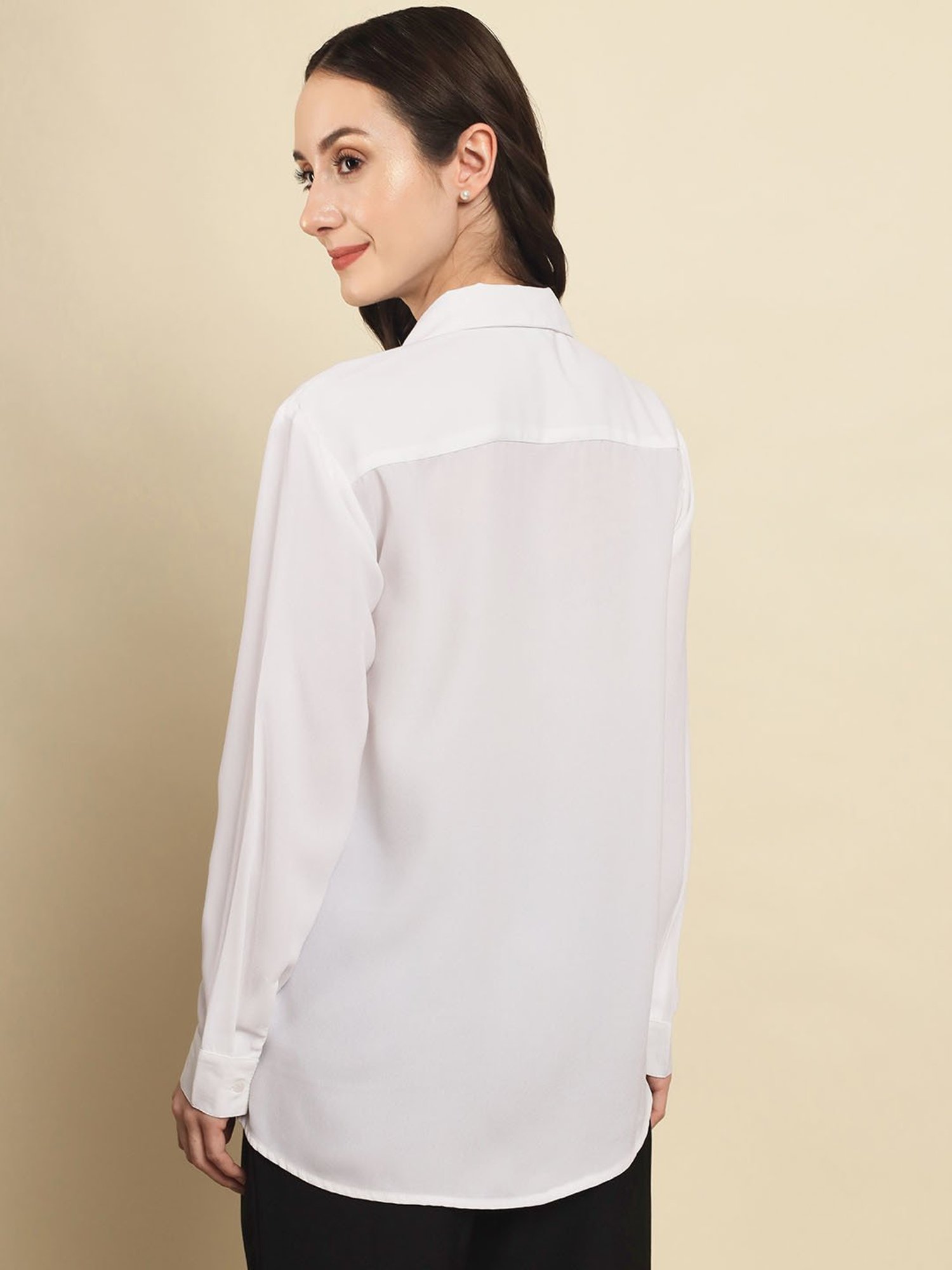 Trend Arrest White Relaxed Fit Shirt