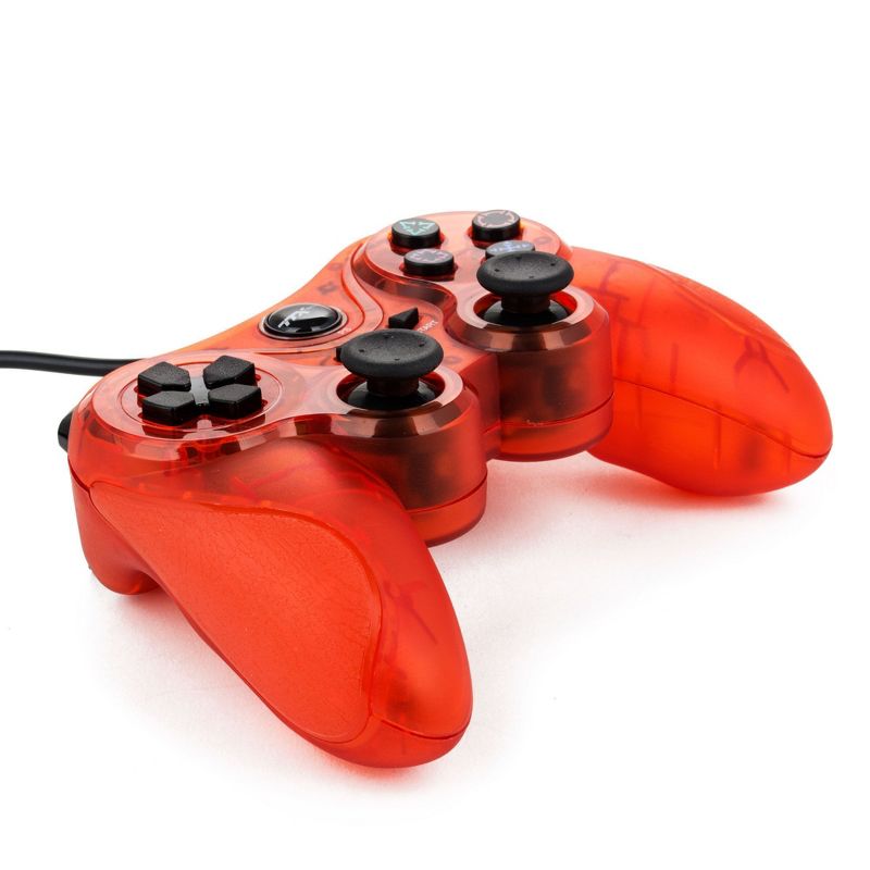 TTX Tech Wired Controller Compatible with PS3, Red