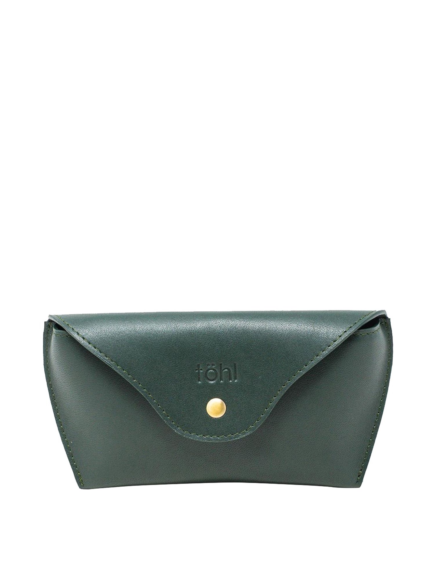 Tohl Angra Green Casual Leather Bi-Fold Wallet,Keychain & Eyewear Case Set for Men