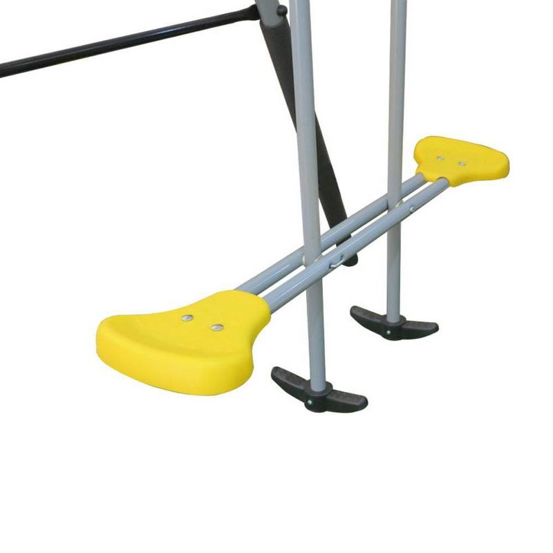 XDP Recreation Rising Sun Kids Metal Outdoor Playground Swing Set + Anchor Kit