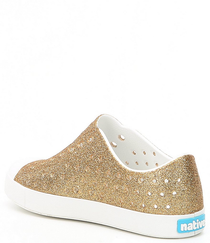 Native Girls' Jefferson Bling Glitter Slip-On Sneakers (Infant)