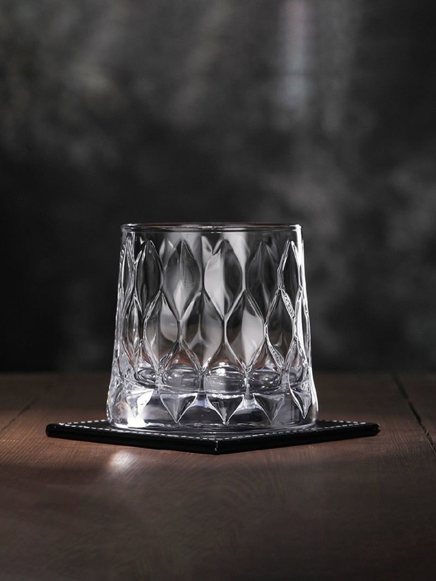 Melbify Leafy Snifter Transparent Whiskey Glass 300ml - Set of 6