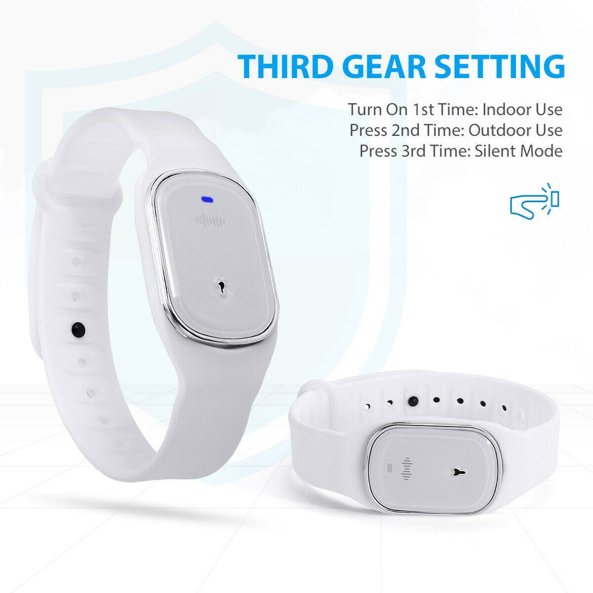 Ultrasonic Mosquito Repellent Bracelet Anti Insect Pest Bugs Repeller Wristband