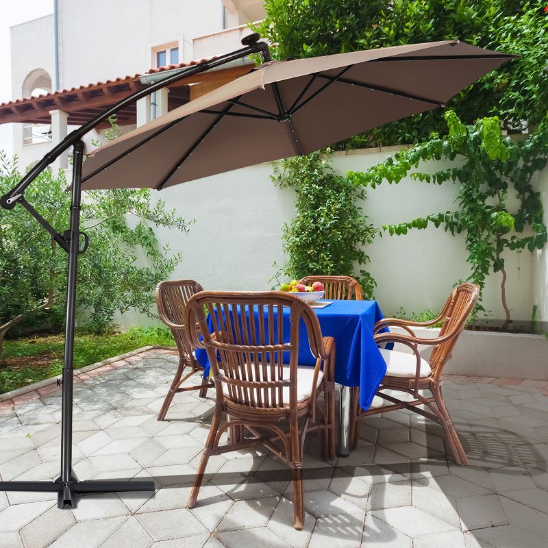 9' x 5' Rectangular Double Top Patio Outdoor Market Umbrella Emerald Green - Crestlive Products