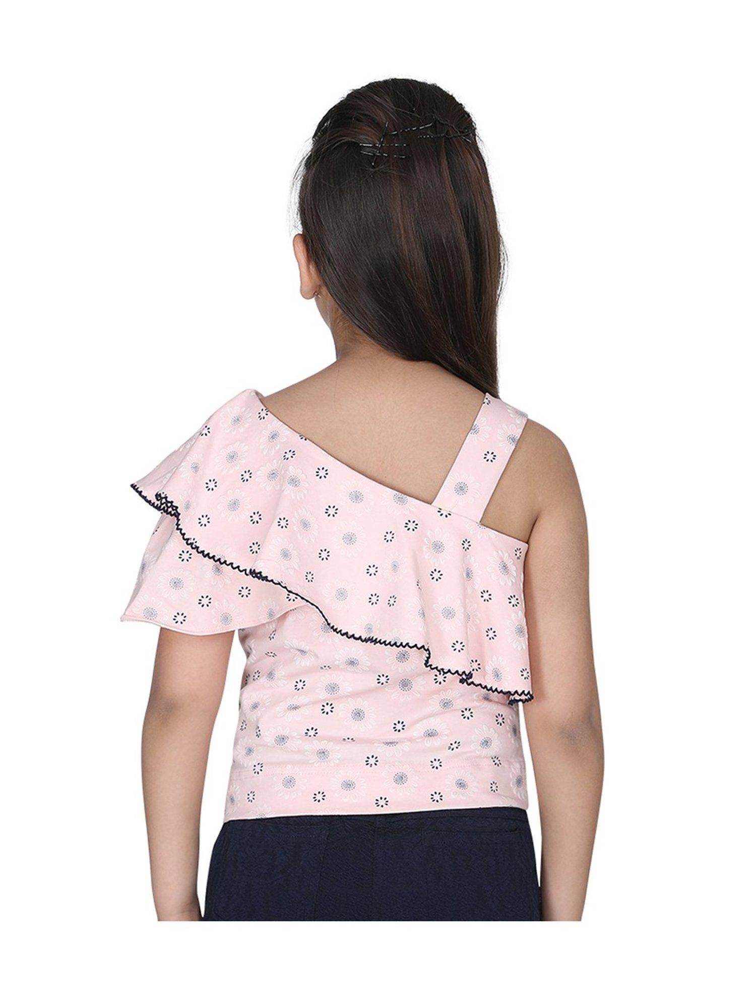 Cutecumber Kids Pink Floral Print Top