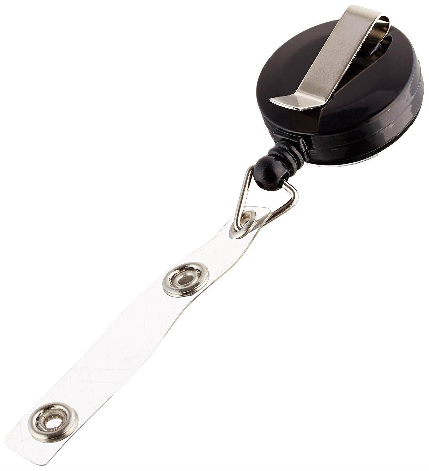 Caroline's Treasures Papillon Retractable Badge Reel or ID Holder with Clip, Multicolor (SS4757-BU-BR)