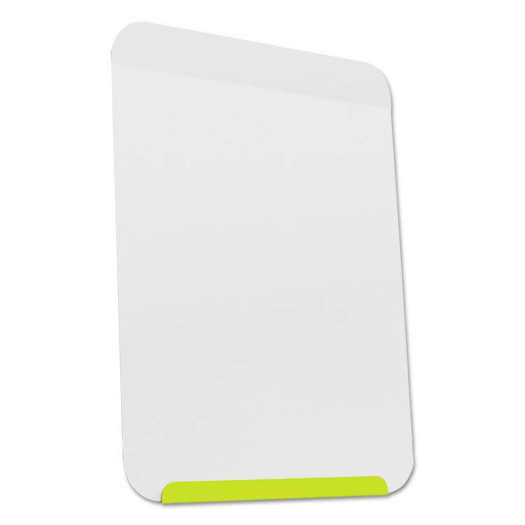 Ghent Link Board Magnetic Whiteboard 24"H x 18"W Lime Green Base/White Face