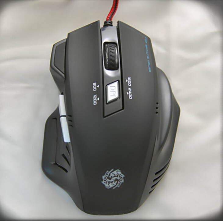 Senior ice beast T10 Gaming Mouse 2400 DPI With light breathing USB Wired Mouse 6 buttons biso ajustable DPI game mouse