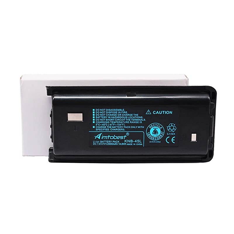 L 2000mAh Liion Battery Compatible for Kenwood TK3312 TK2200 TK2207 TK2312 TK3200 TK3207 TK2202L TK2212 TK3212 TK3300 TK3302 Two Way Radio KNB29N KNB53N KNB69L