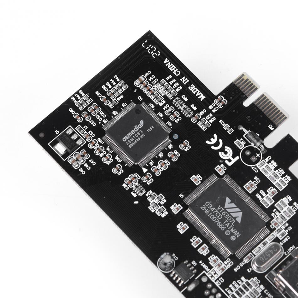 PCI-E PCI Express FireWire 1394a IEEE 1394 Controller Card with Firewire Cable