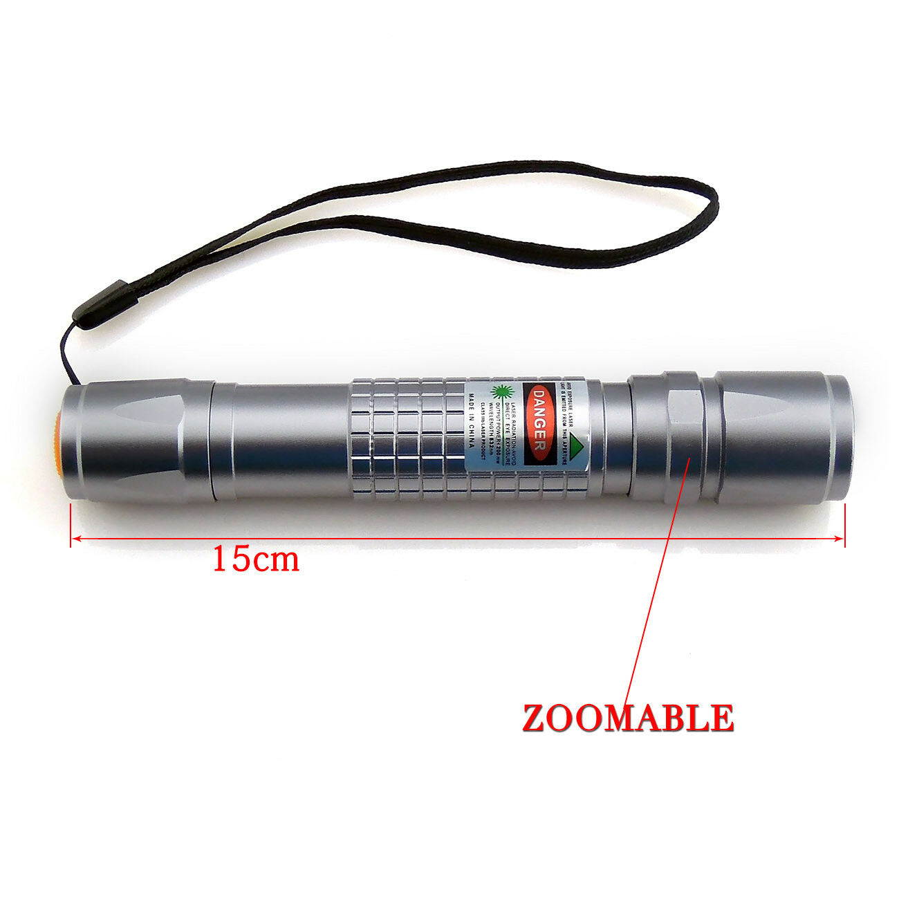 20Miles 1mW 532nm Green Laser Pointer Lazer Pen Beam Light +2*18650*Dual Charger