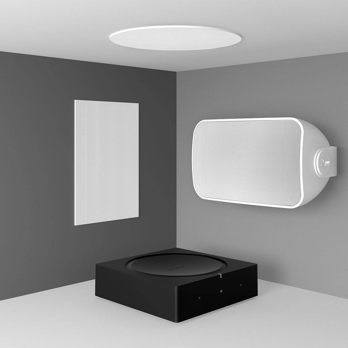 sonos inceiling speakers  pair of architectural speakers by sonance for ambient listening