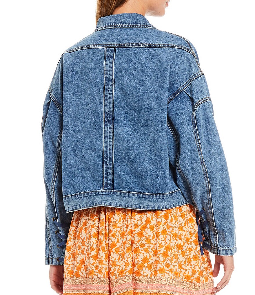 Free People Rumors Denim Jacket