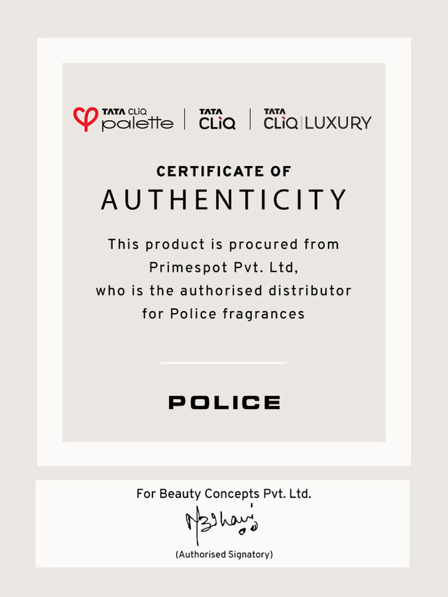 Police Instinct Eau De Toilette Spray for Men - 100 ml