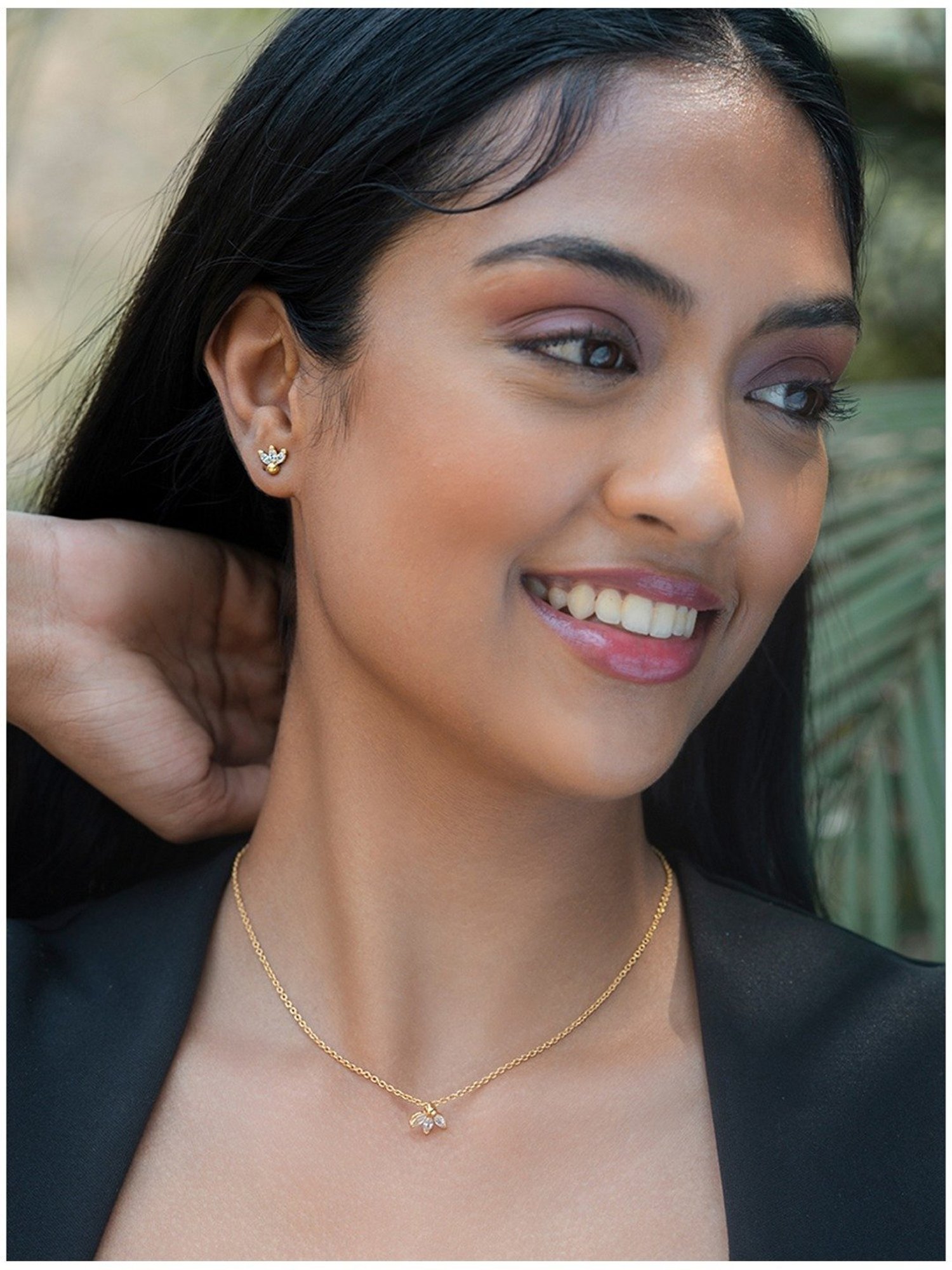 Shaya 92.5 Sterling Silver Mistletoe Mood Earrings for Women