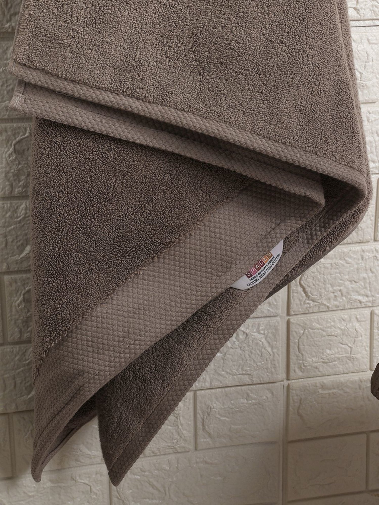 Spaces Luxury Egyptian Brown Cotton 670 GSM Bath Towel