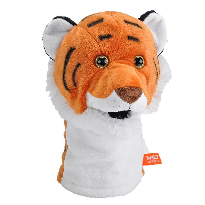 Wild Republic Wild Calls Puppet Set with Realistic Sounds - Set of 3 - Lion, Tiger & Bear