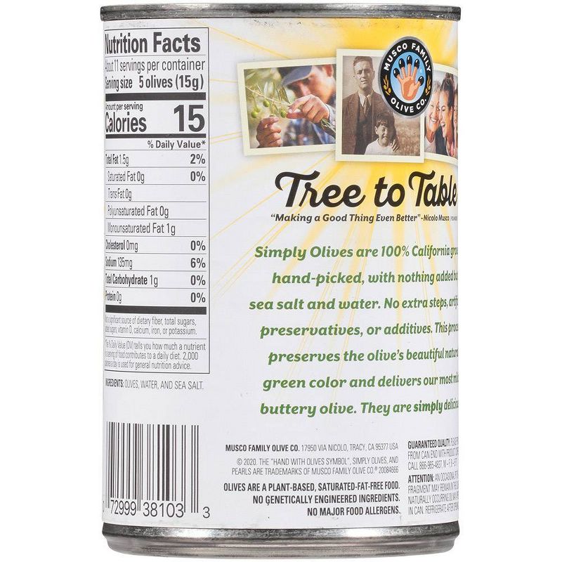 Pearls Green Ripe Medium Pitted Olives - 6oz