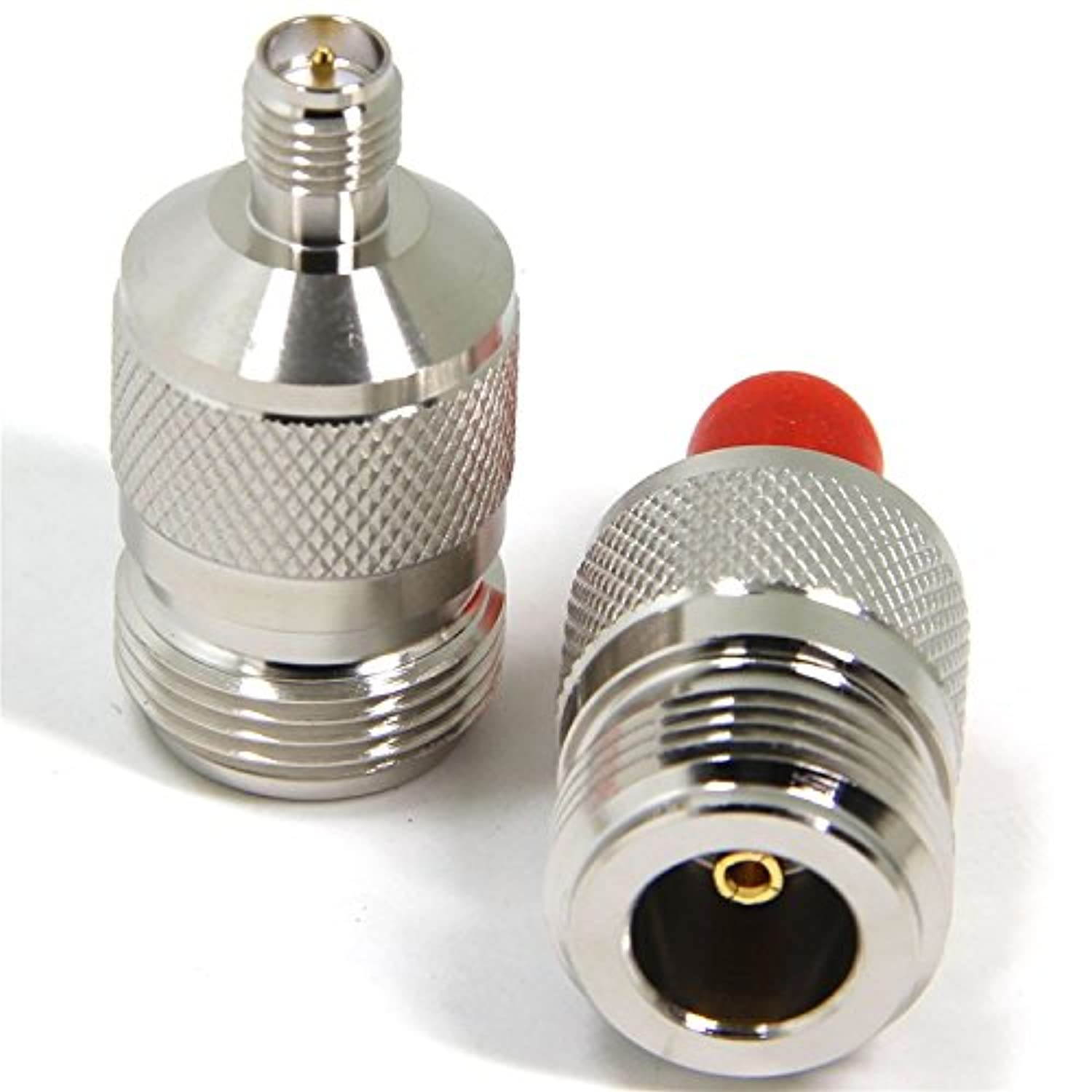 Ancable 2-Pack RP-SMA Reverse Polarity Female to N-Type Female Antenna Cable Adapter Connector for WiFi Antenna/Extender/Transceiver/Repeater/Analyzer/Signal Booster/Radio/Extension Cable