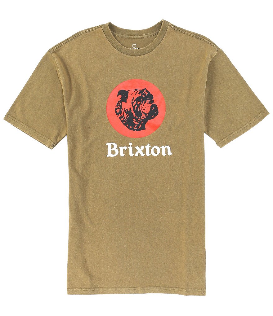 Brixton Short-Sleeve Bulldog Graphic T-Shirt