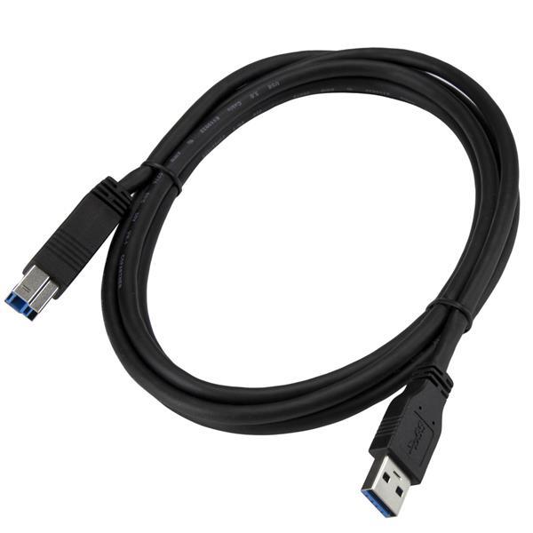 2m (6 ft) Certified SuperSpeed USB 3.0 A to B Cable - M/M Cord Lead