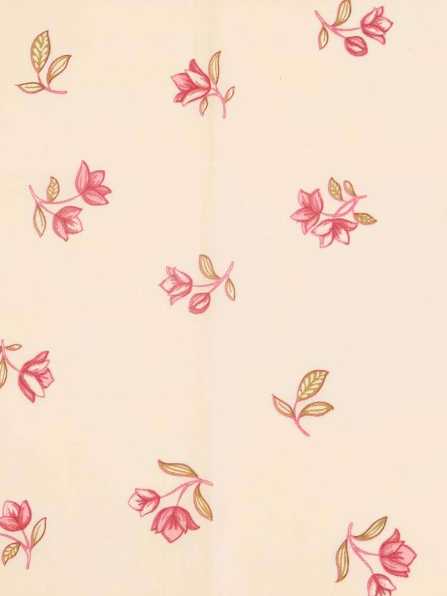 Fabindia Home Pink Cotton 140 TC Bougainvillea Printed Napkin - Set of 6