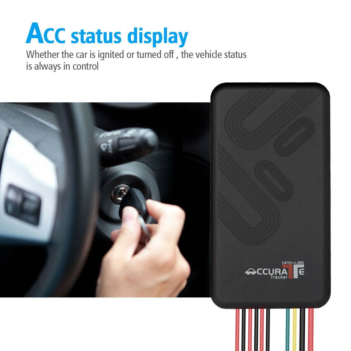 Car GPS Tracker GSM SIM GPRS Real Time Tracking Device Locator for Truck Vehicle