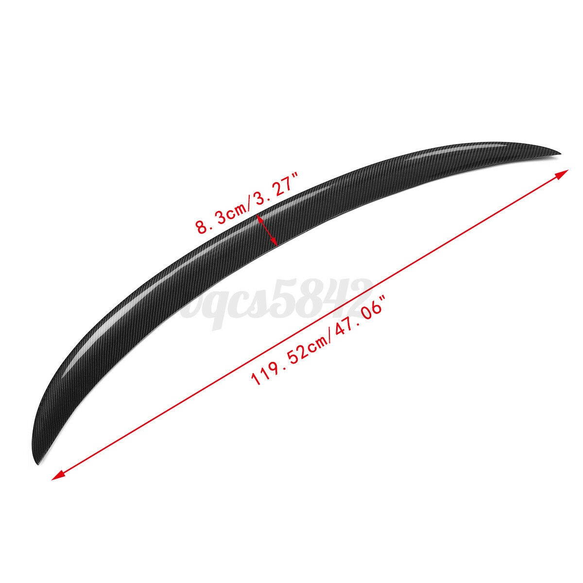 Carbon Fiber Rear Roof Trunk Spoiler Lip Wing P Type For  E90 M3 328xi 06-11