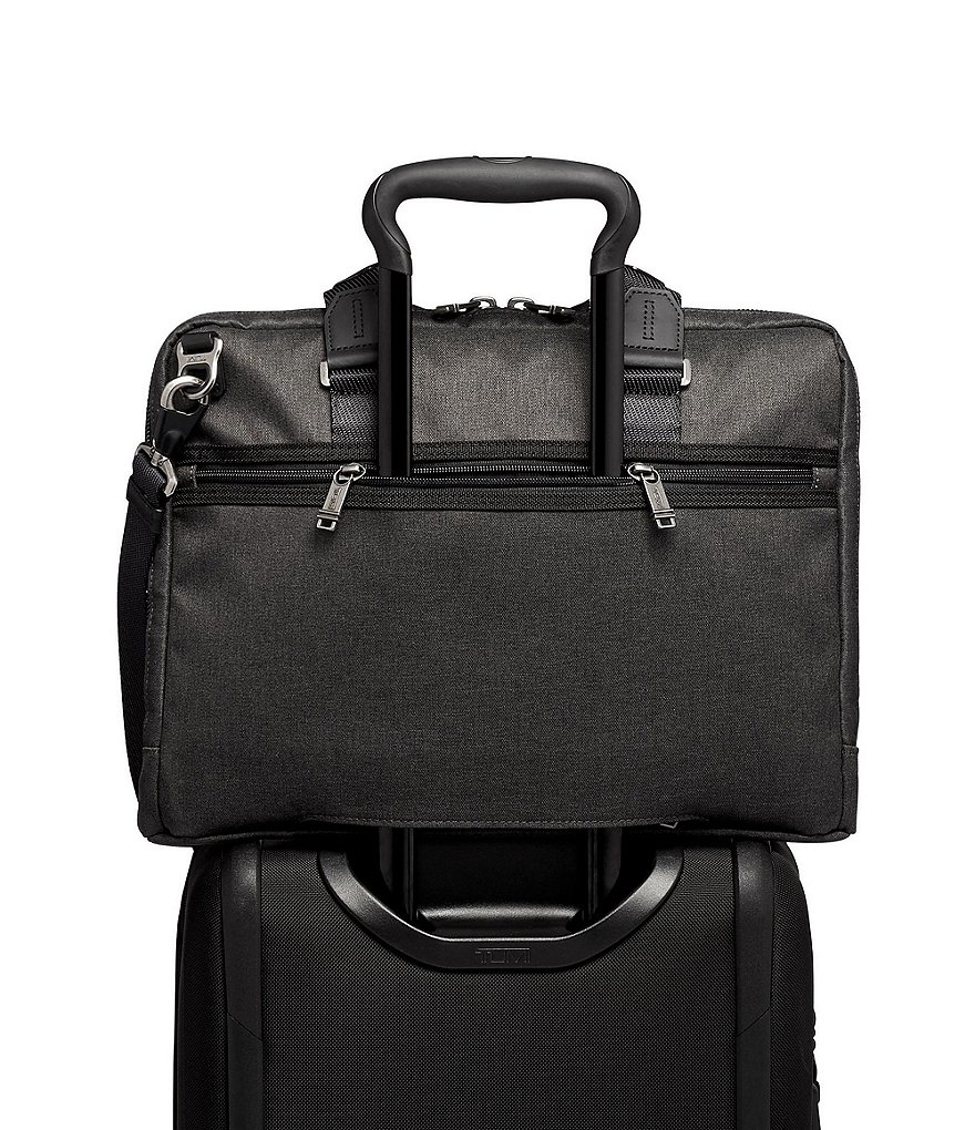 Tumi Alpha Bravo Aviano Black Slim Briefcase