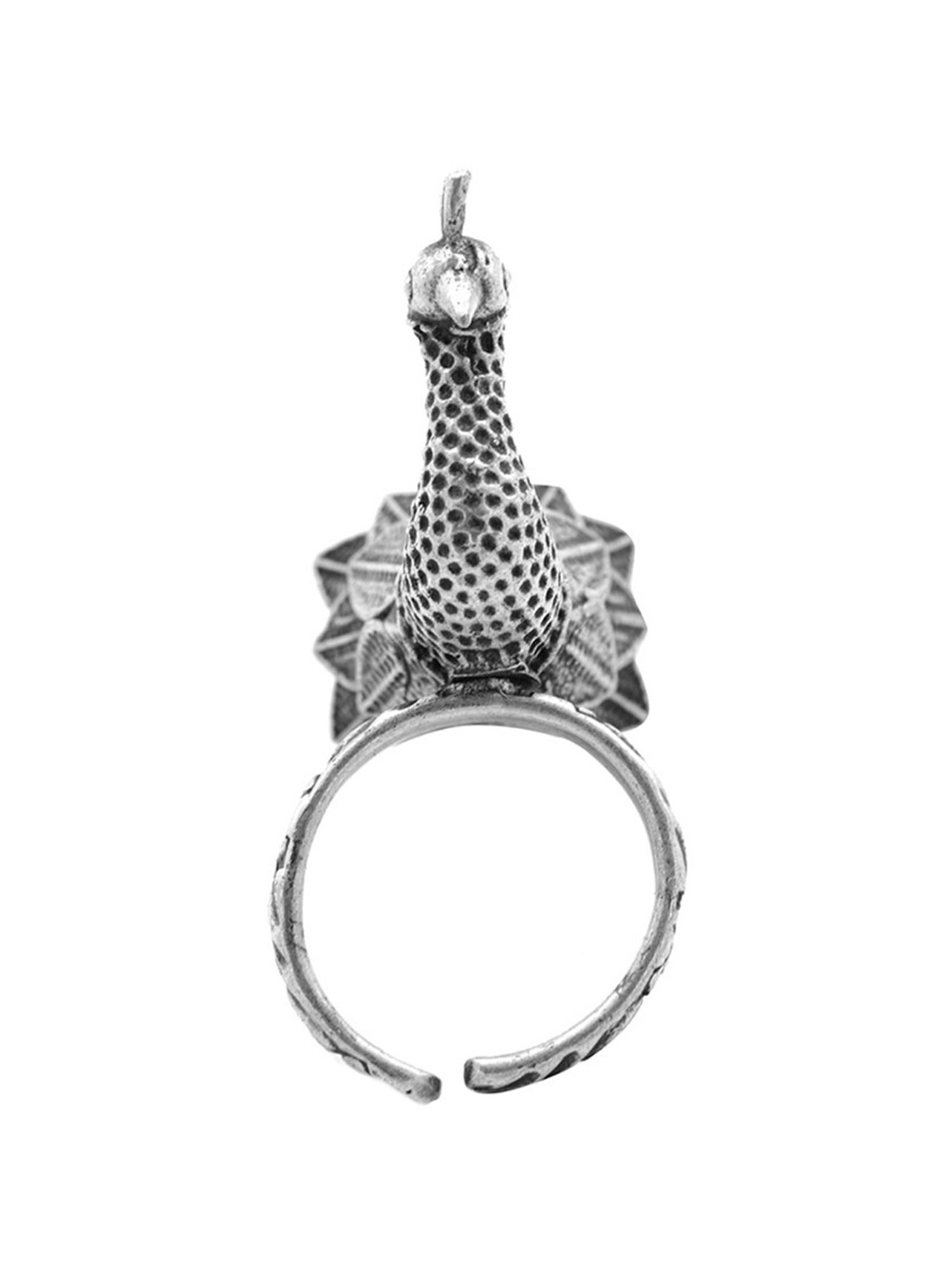 Teejh Pitara Collection Vijul Silver Oxidized Jewellery Set