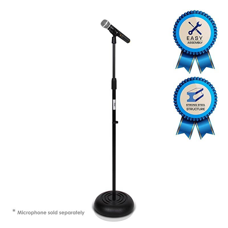 Stand Universal Mic Mount with Heavy Compact Base Height Adjustable 28 5 ft PMKS5