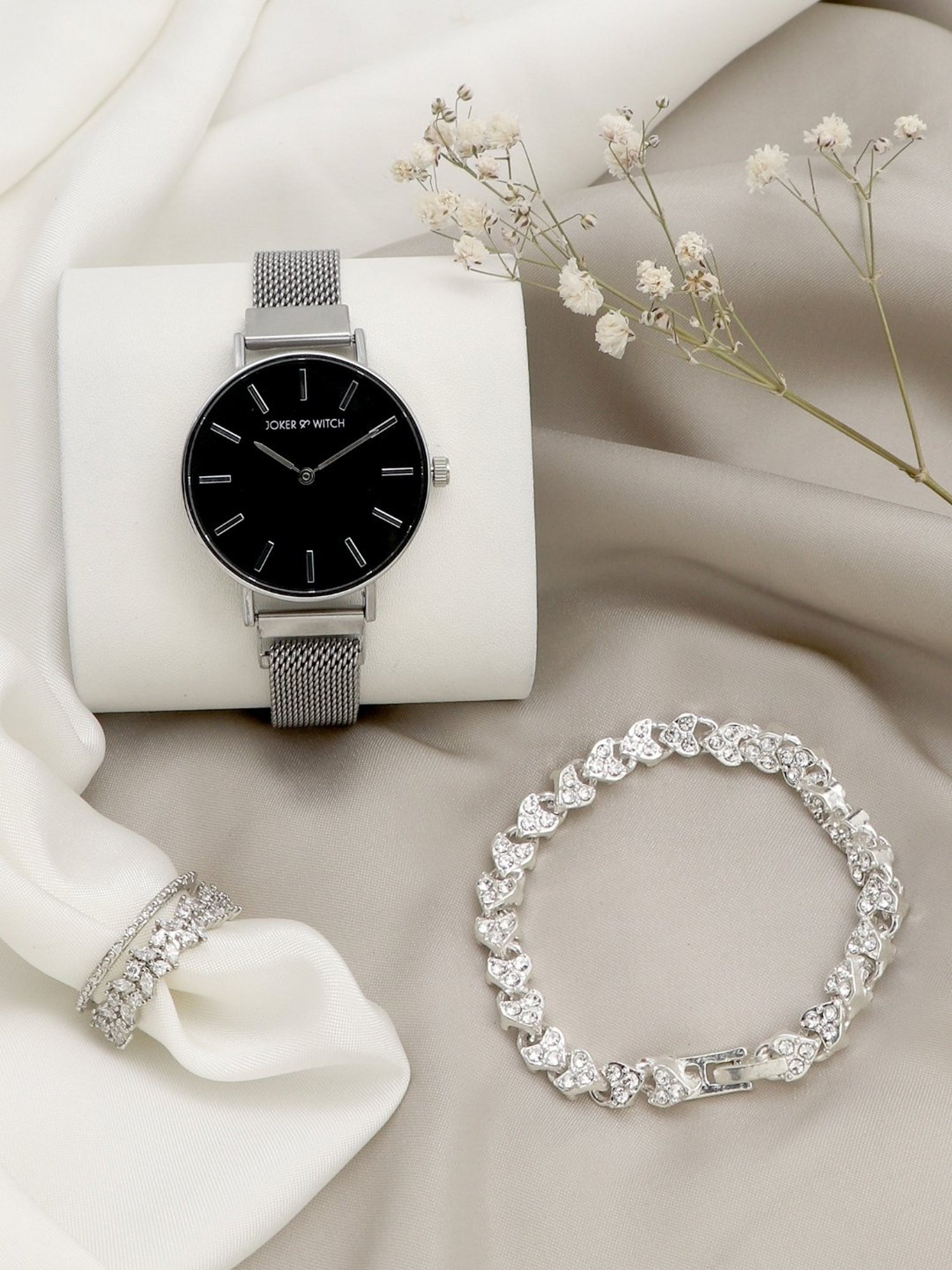 Joker & WItch JWBS294 Analog Watch with Bracelet Gift Set for Women