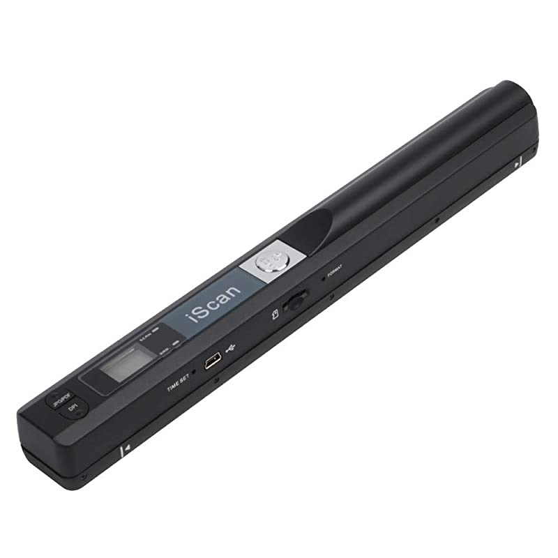 Scanner iSCAN 900 DPI A4 Document Scanner Handheld for Business Photo Picture Receipts Books JPGPDF Format Selection Micro SD Card Hand ScannerB