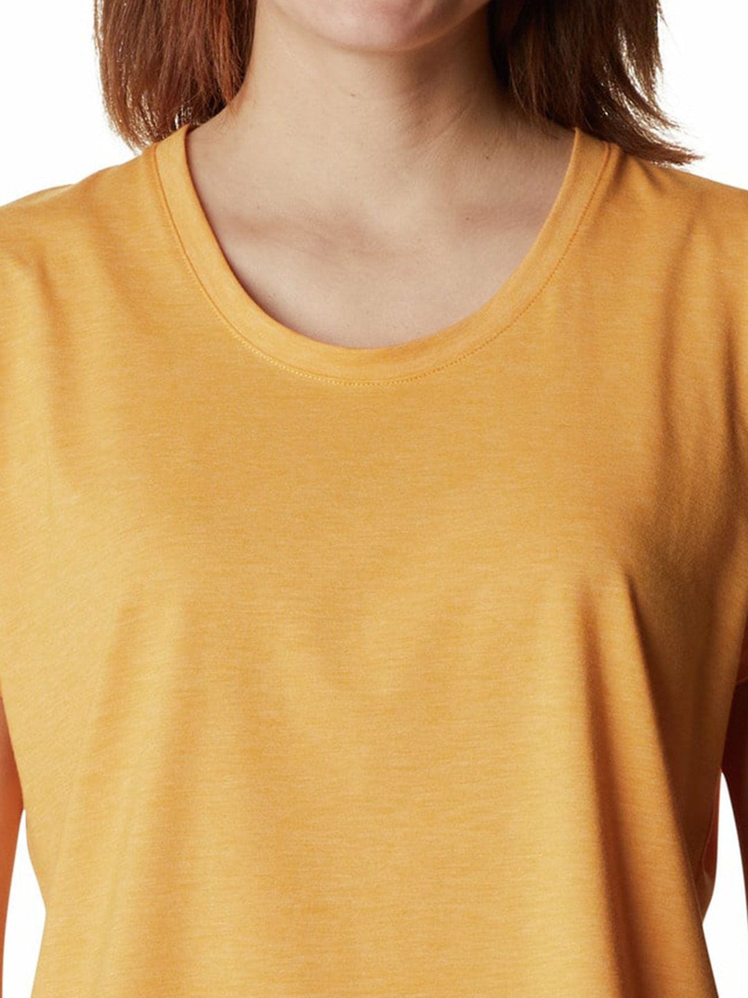 Columbia Light Orange Sun Trek Crew T-Shirt