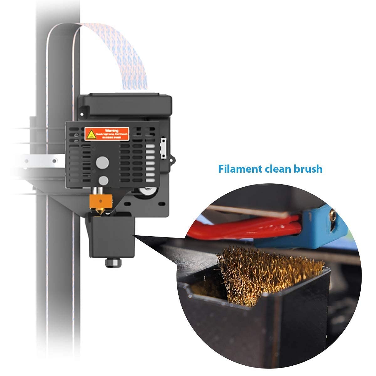 2020 New X5SA Pro 3D Printer High Precision Large Build Size Double Axis External Guide Rail and Titan Extruder, TRONXY 3D Printer