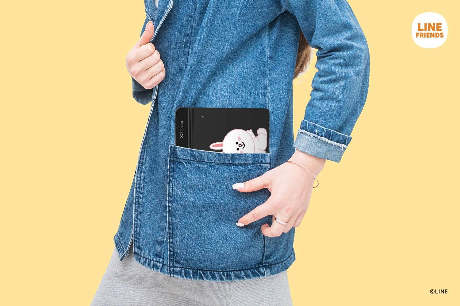 XP-PEN OSU Tablet StarG640 Digital Drawing Pad Line Friends Edition Digital Tablet for Online Teaching Remote Work E-Learning OSU Game and Digital Signature