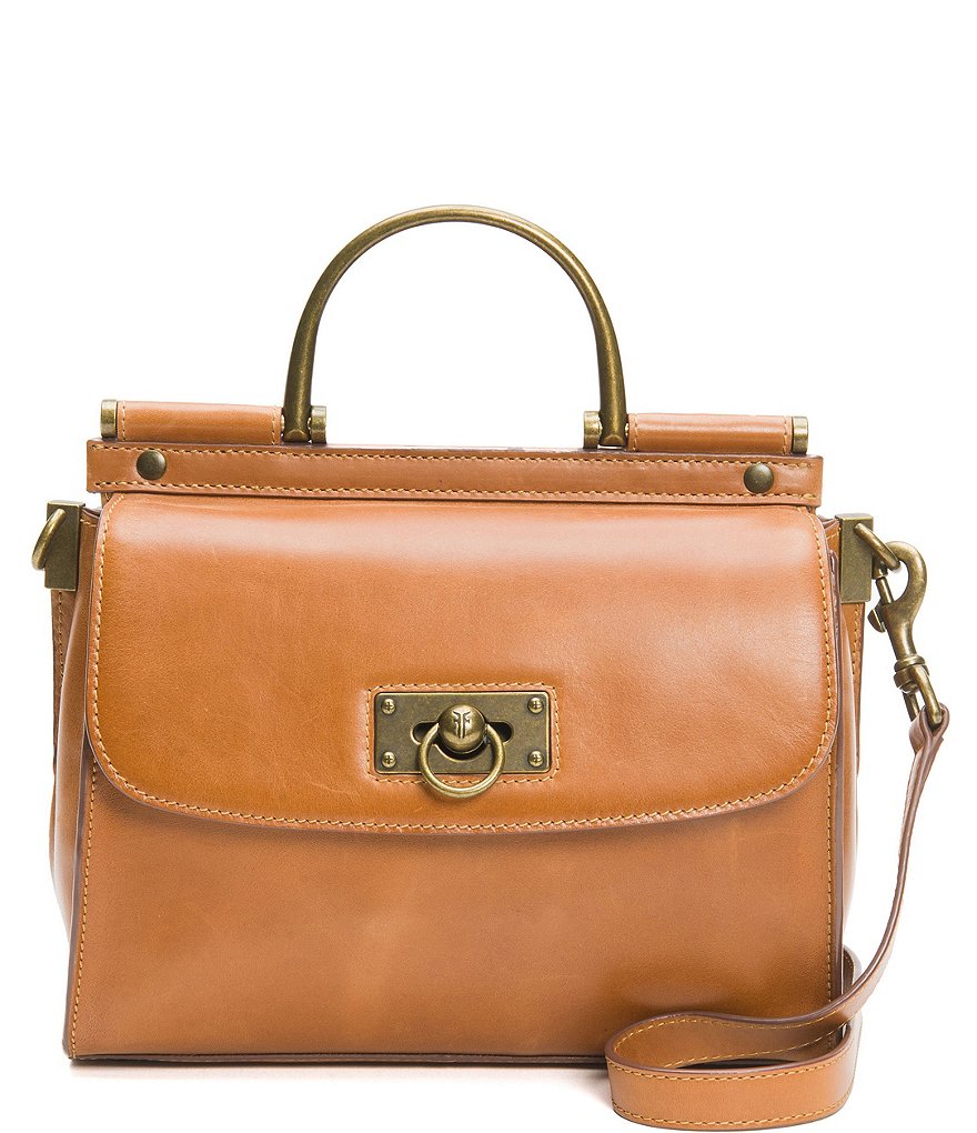 Frye Farrah Top Handle Leather Satchel Bag