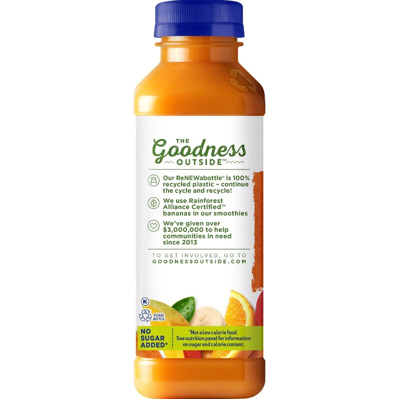 Naked Immune Support Orange Carrot Juice Smoothie - 15.2 fl oz Bottle