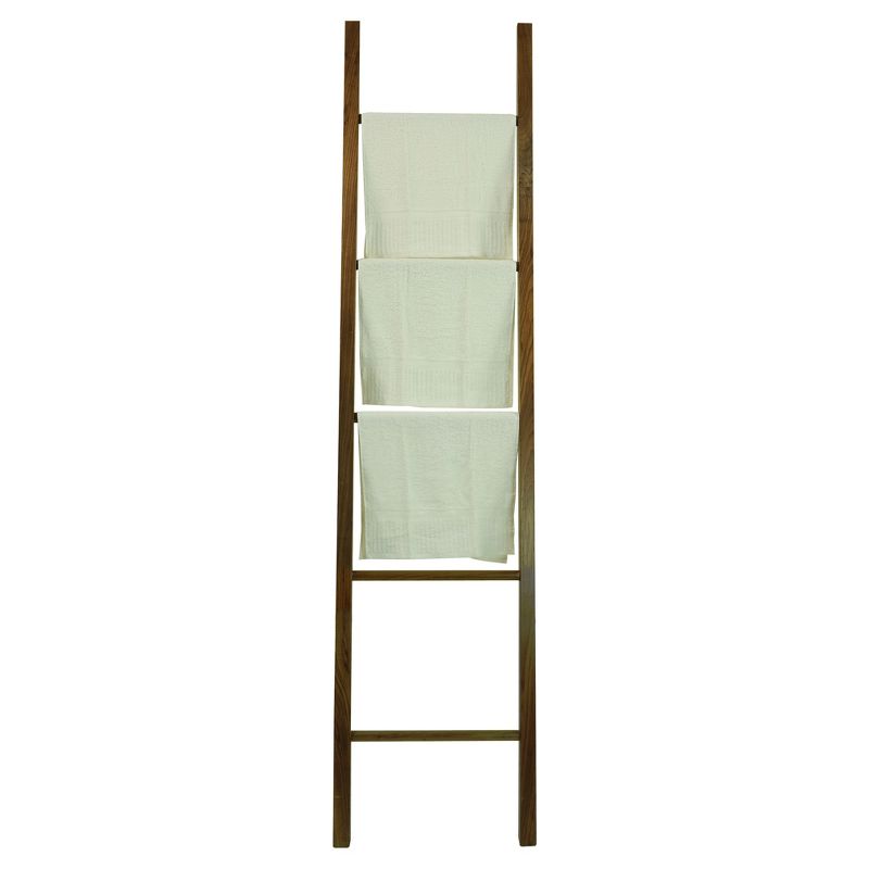 Decorative Ladder with Solid Walnut - Flora Home