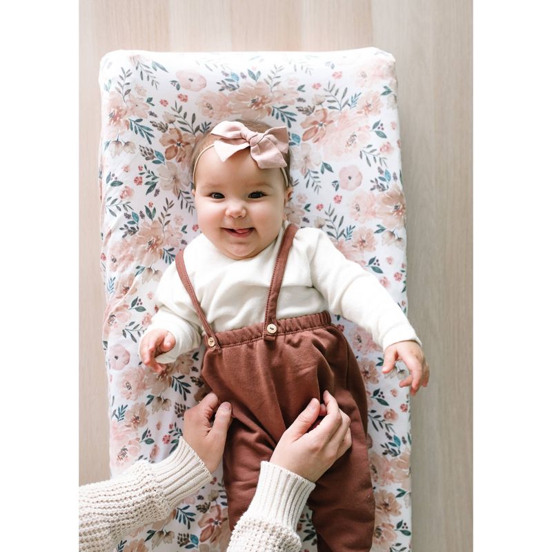 Copper Pearl Premium Diaper Changing Pad Cover - Autumn