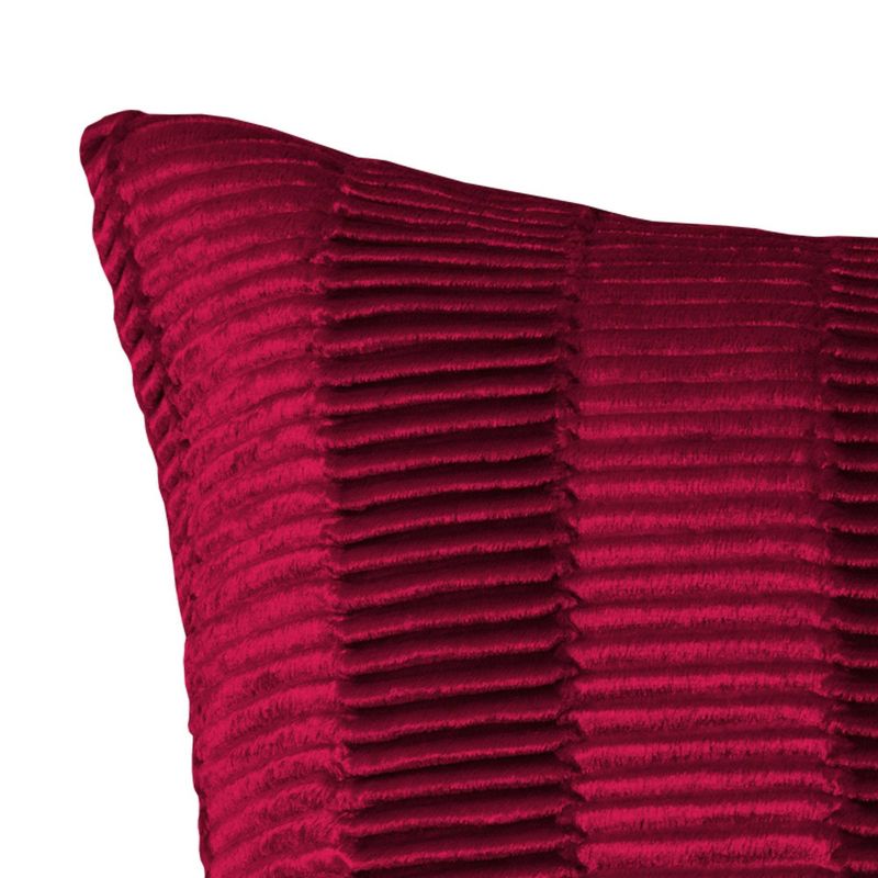 18"x18" Cliff Square Throw Pillow Red - Sure Fit
