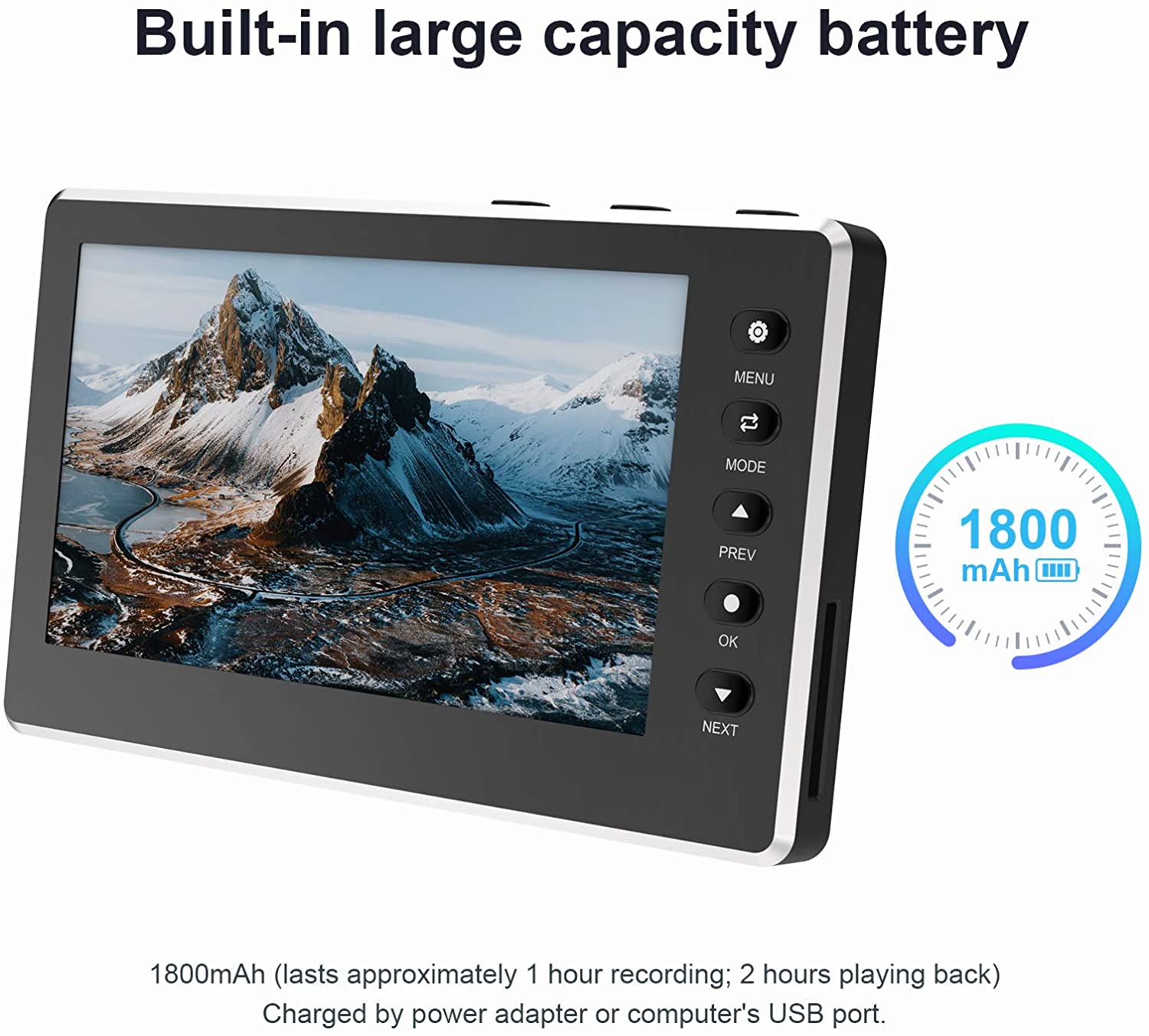 DIGITNOW HD Video Capture Box 1080P 60FPS USB 2.0 Video to Digital Converter with 5" OLED Screen, AV&HDMI Video Recorder Capture from VCR, DVD, VHS Tapes, Hi8, Camcorders, Gaming Systems