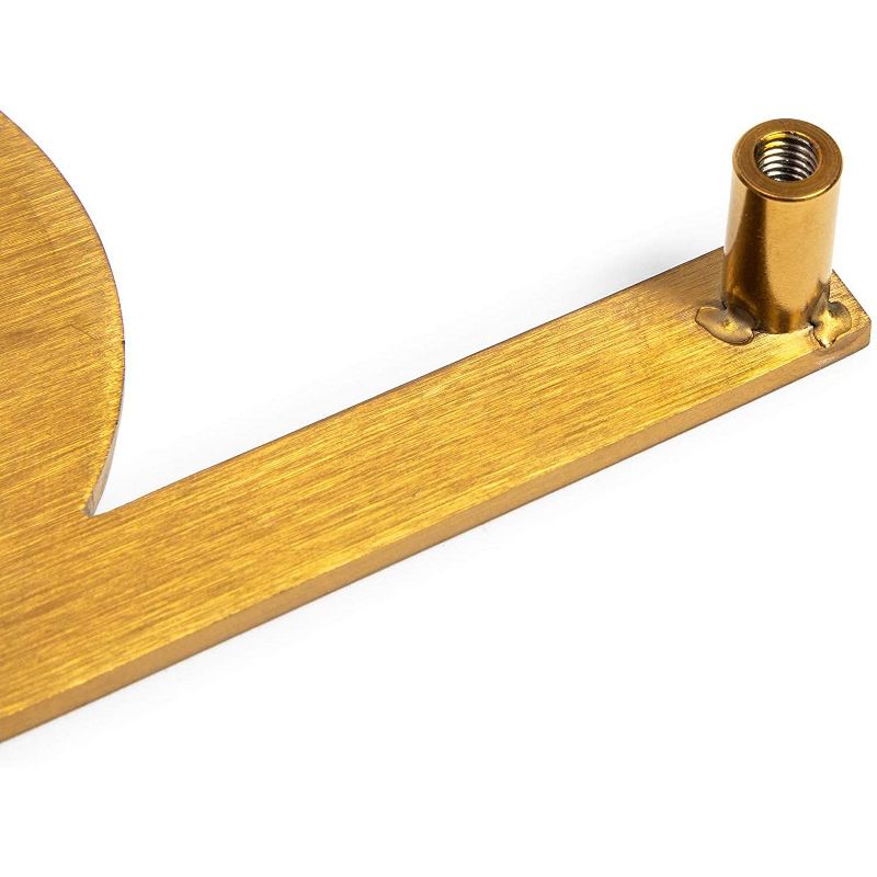 House Numbers Mounting Plate Black 3 Spaces - Hearth & Hand™ with Magnolia