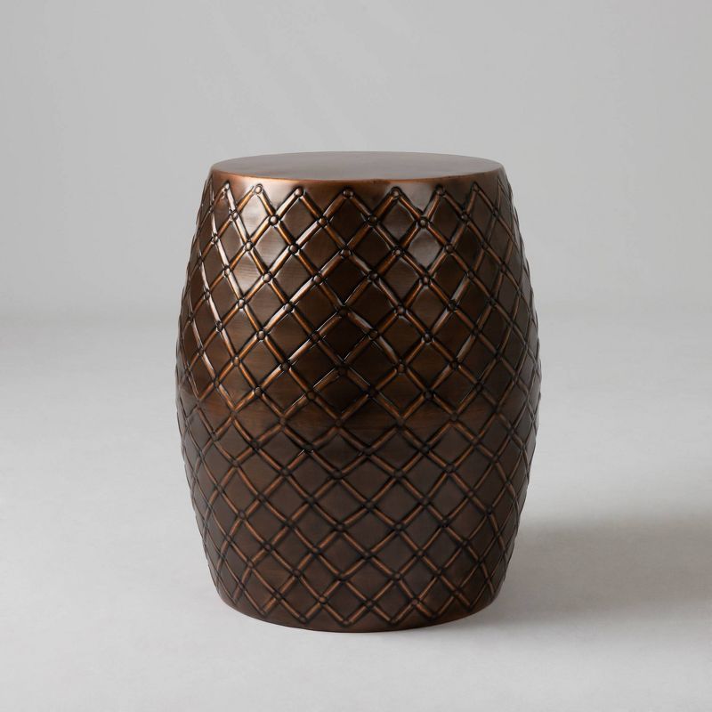 Braga Metal Stool - Copper - Balkene Home