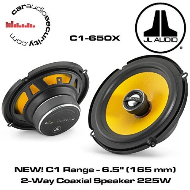 jl audio c1650x 61/2" 2way coaxial car audio speakers