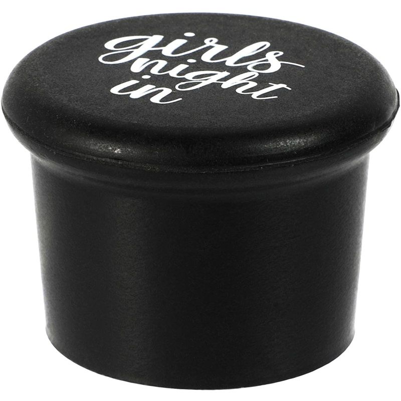 Okuna Outpost 5 Pack Reusable Wine Bottle Stoppers Gift Set, Silicone (1 Inch)