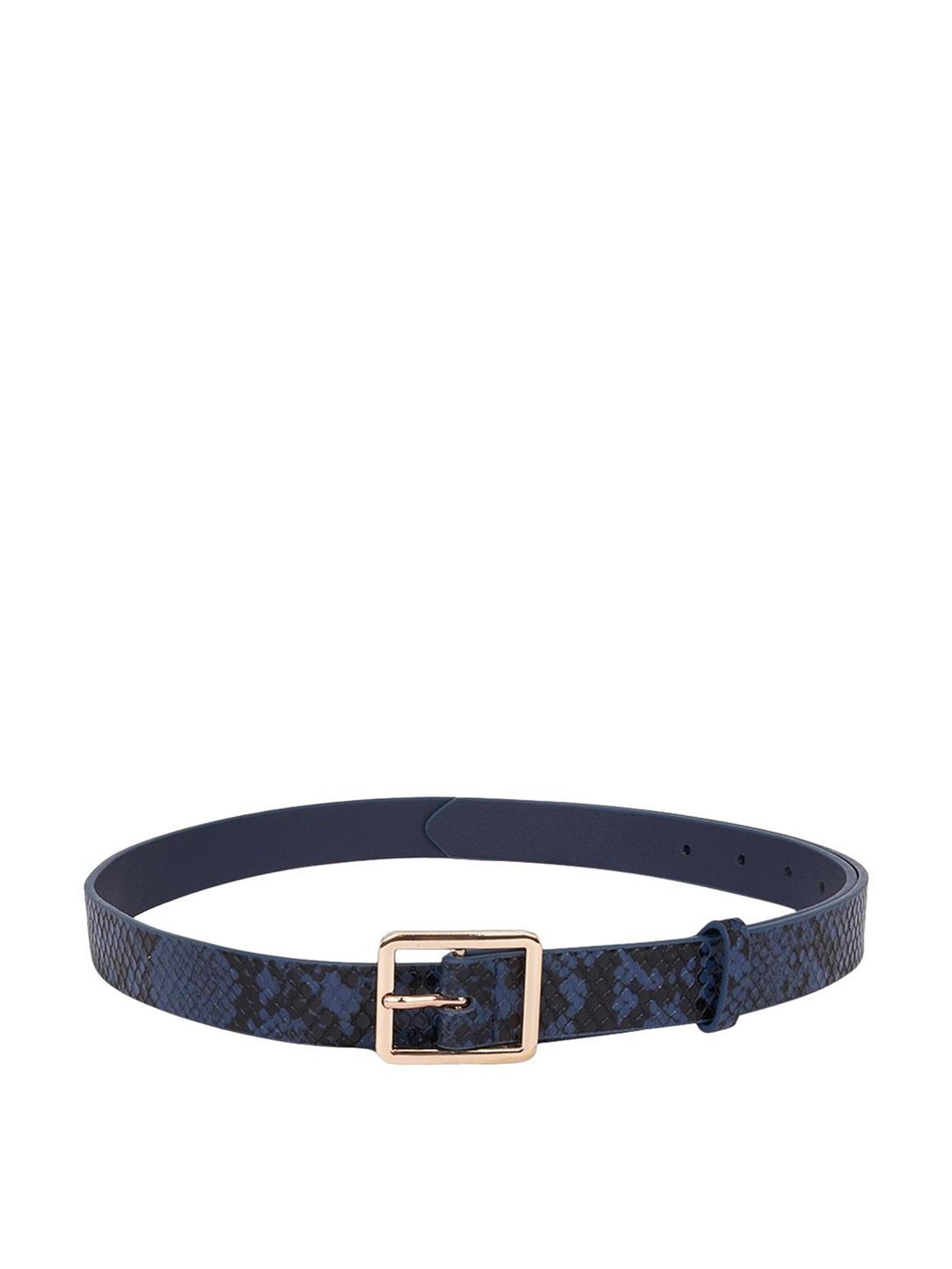 Hidesign Mariko Brown Solid Leather Narrow Belt