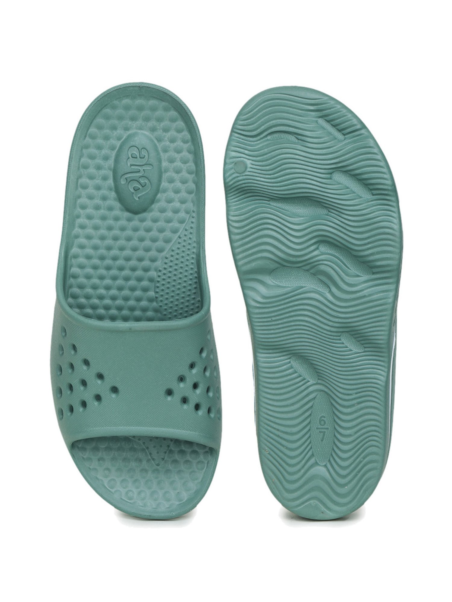 Aha by Liberty Men's RAMP Green Slides