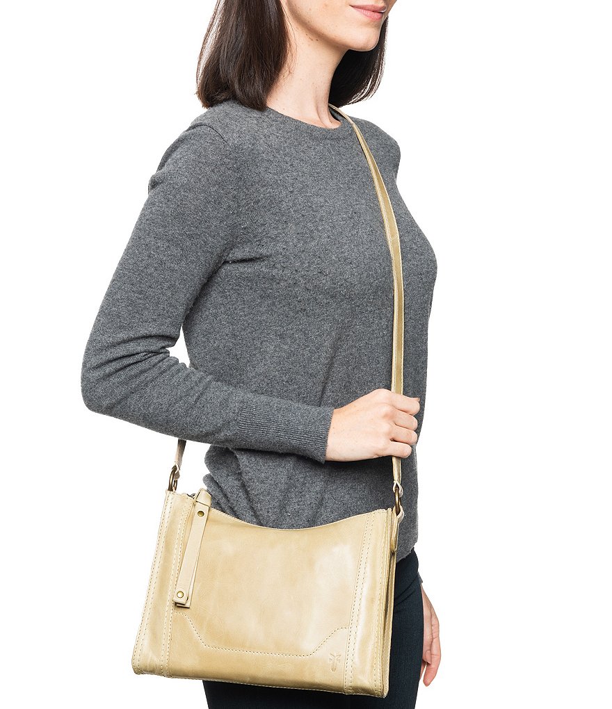 Frye Melissa Zip Leather Crossbody Bag