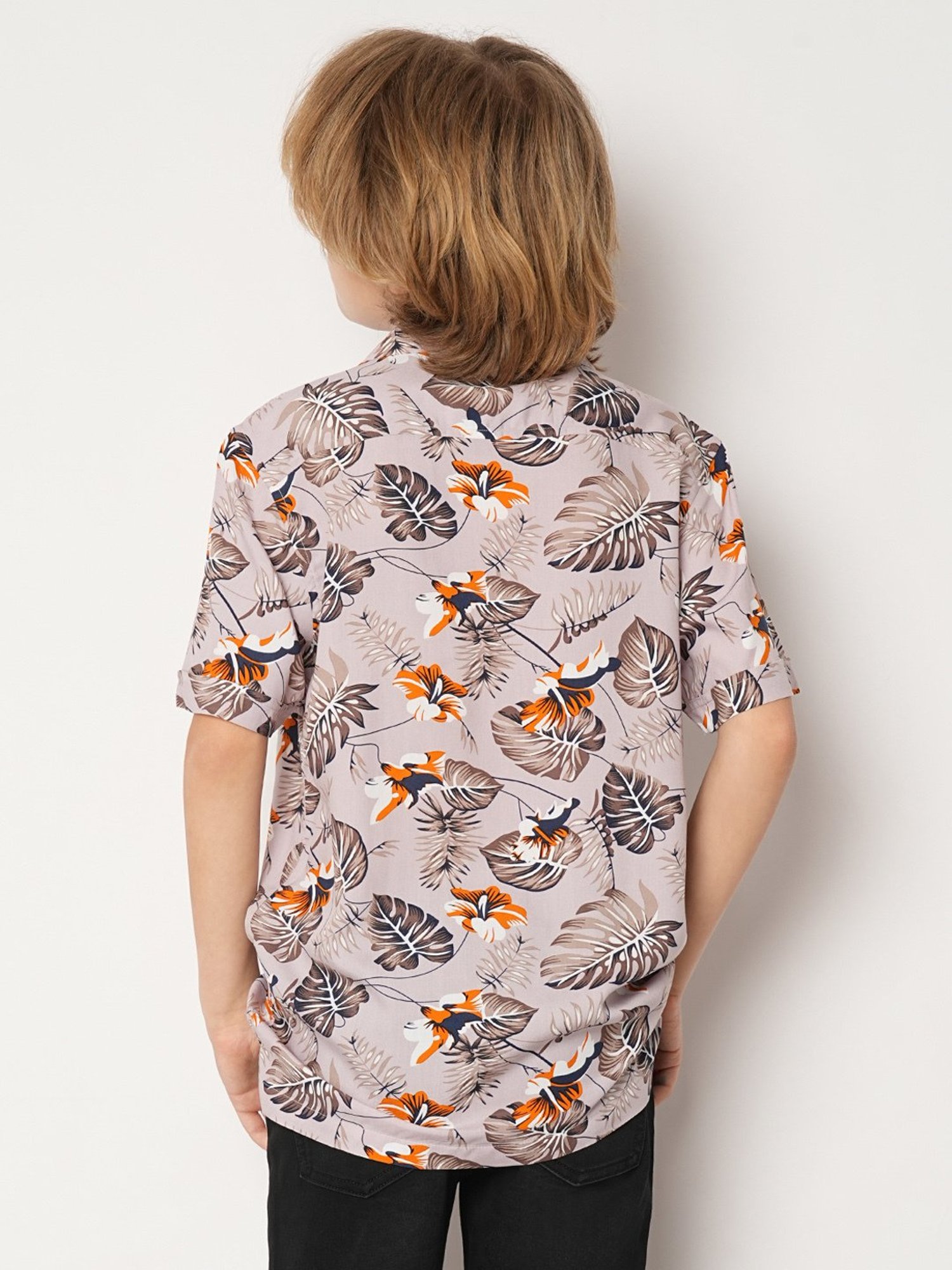 Jack & Jones Junior Dusty Pink Printed Shirt